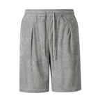 Mens Jacquard Casual Loose-fit Shorts