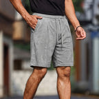 Mens Jacquard Casual Loose-fit Shorts