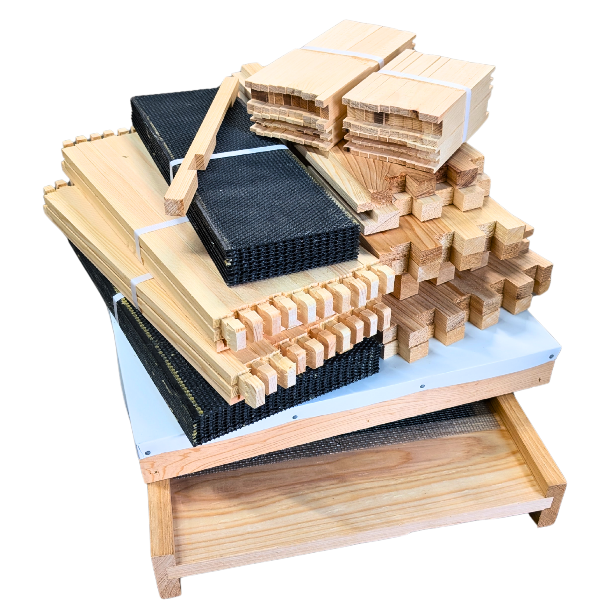 10-Frame Double Deep Box Hive Kit