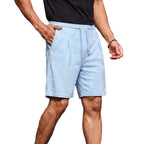Mens Jacquard Casual Loose-fit Shorts