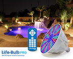 Life-Bulb PRO Color LED Pool Bulb (E26 Base) | Replaces Pentair Amerlite & Hayward AstroLite (120V / 40W) | Lifetime Replacement Program