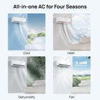 Greenland 12,000 BTU Single Zone Mini Split AC (R454B)