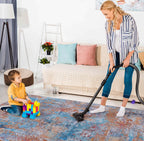 Maval - Abstract Washable Area Rug