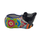 Talavera Sleeping Fox Planter | Hand-Painted Mexican Pottery