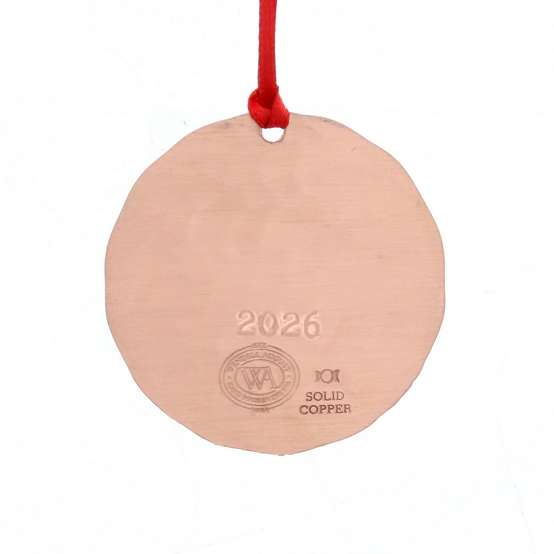 2026 Annual Ornament- Cozy Christmas Hearth (Copper)