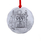 2026 Annual Ornament- Cozy Christmas Hearth (Aluminum)