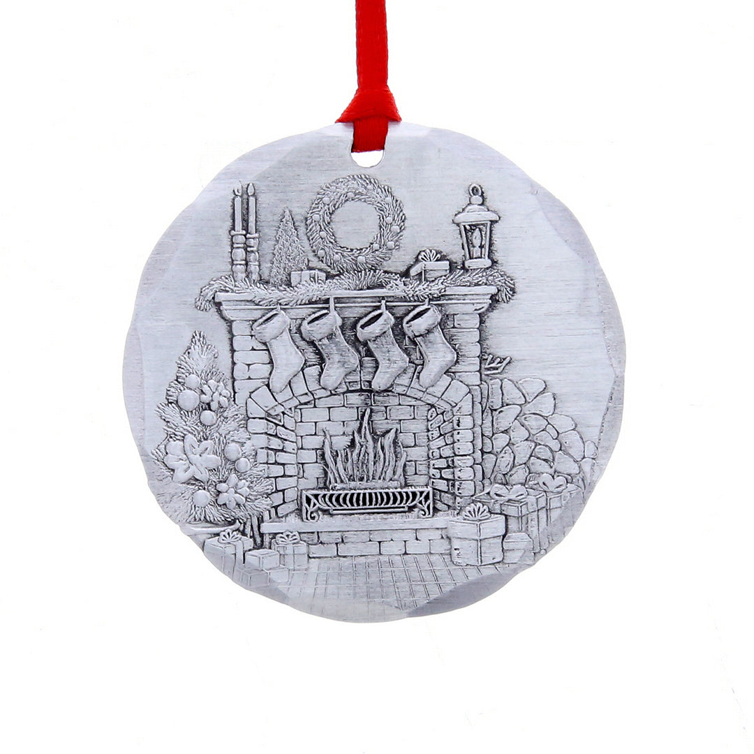 2026 Annual Ornament- Cozy Christmas Hearth (Aluminum)
