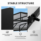 [20X30FT] Alora Heavy-Duty Wind-Resistant Steel Roof Carport With Triangular Frame (SAK94812)