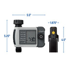 B-hyve XD Bluetooth 1-Outlet Hose Faucet Timer w/Hub | 24516