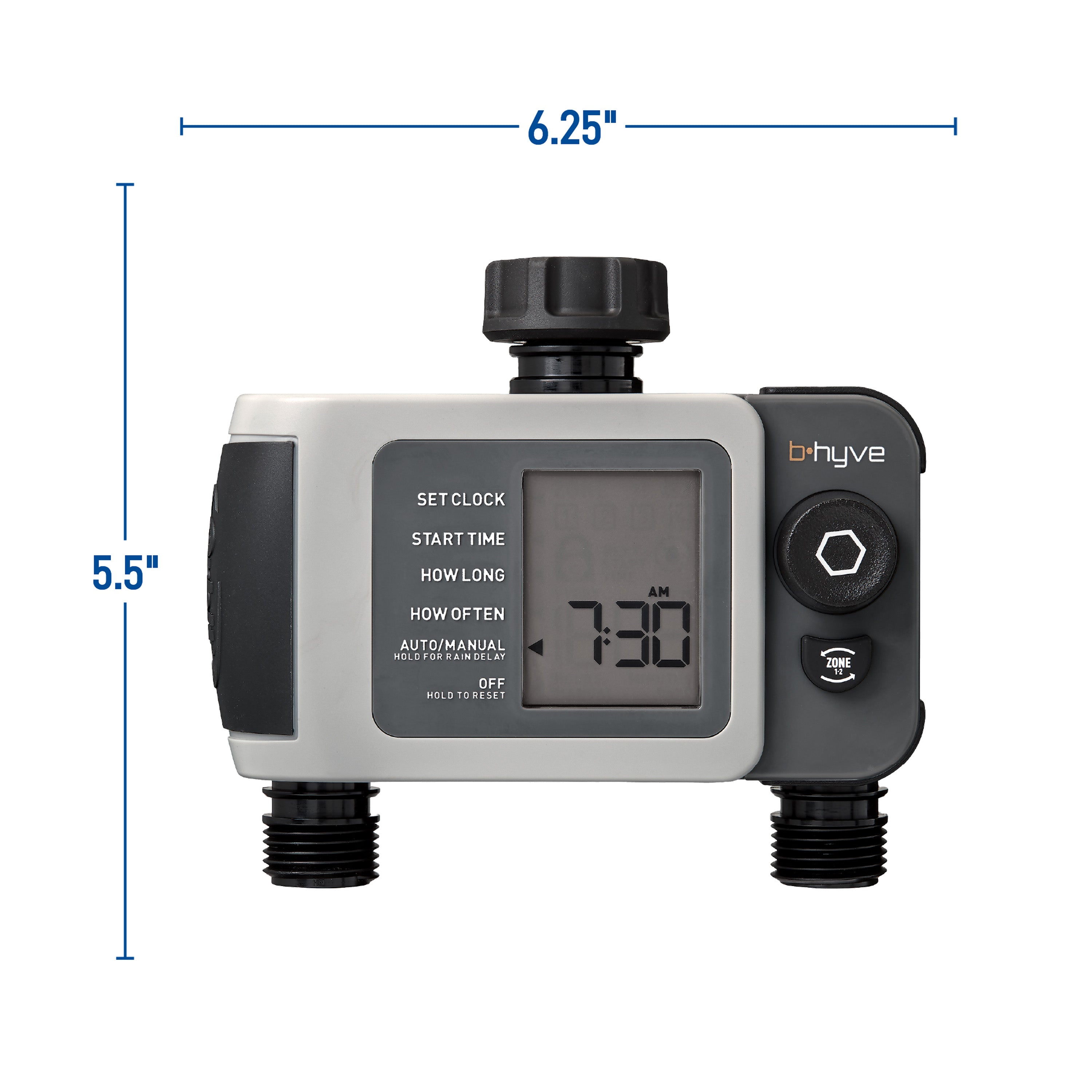 B-hyve XD Bluetooth 2-Outlet Hose Faucet Timer | 24632