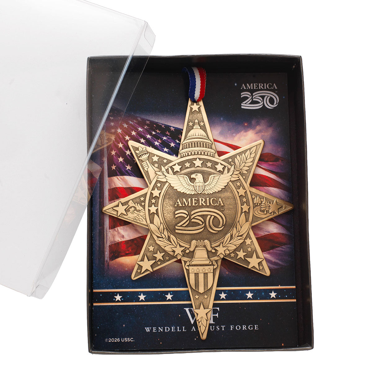 America250 Sea to Shining Sea Commemorative Star Ornament (Bronze)