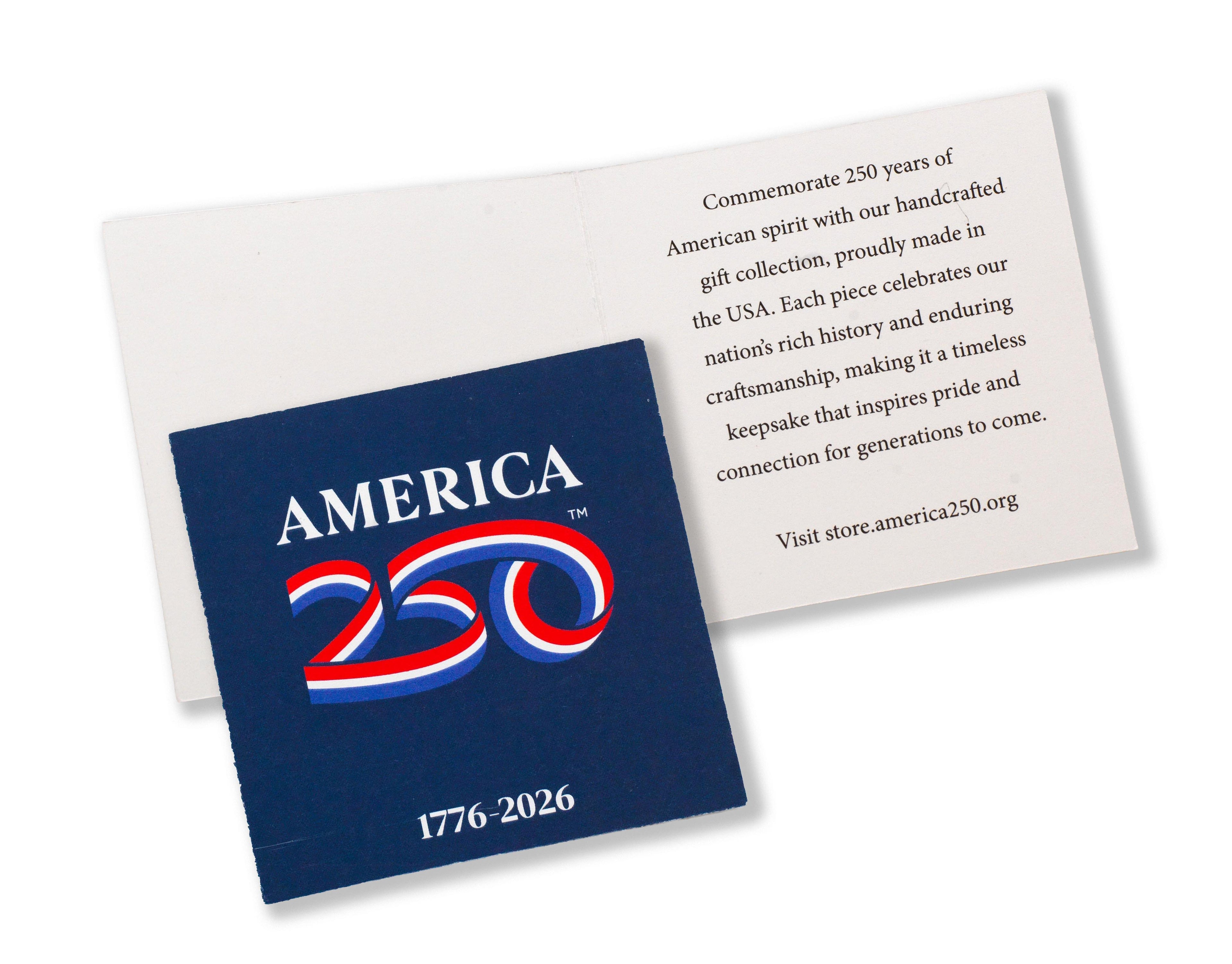 America250 Sea to Shining Sea Commemorative Ornament (Aluminum and Crystals)