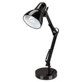 Alera Architect Desk Lamp, Adjustable Arm, 6.75"w x 11.5"d x 22"h, Black