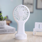 Pocket Fan Rechargeable Home Air Conditioner With Portable Pocket Fan Cartoon Handheld Desktop Rechargeable Standing Fan Three Gear Wind Speed Regulation Battery Operated USB Small Fan with 3 Speeds for Home Office Car Outdoor Travel