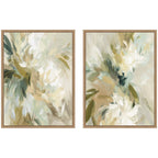Garden No. 1 & No. 2 2 Piece Framed Canvas Wall Art Set by Amy Lighthall