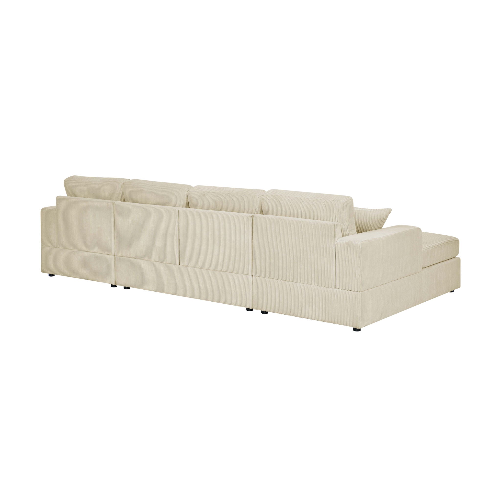 3 Piece Double Chaise Sectional Sofa
