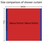 Stone Shower Curtain Quiet Bathroom Decorative Partition