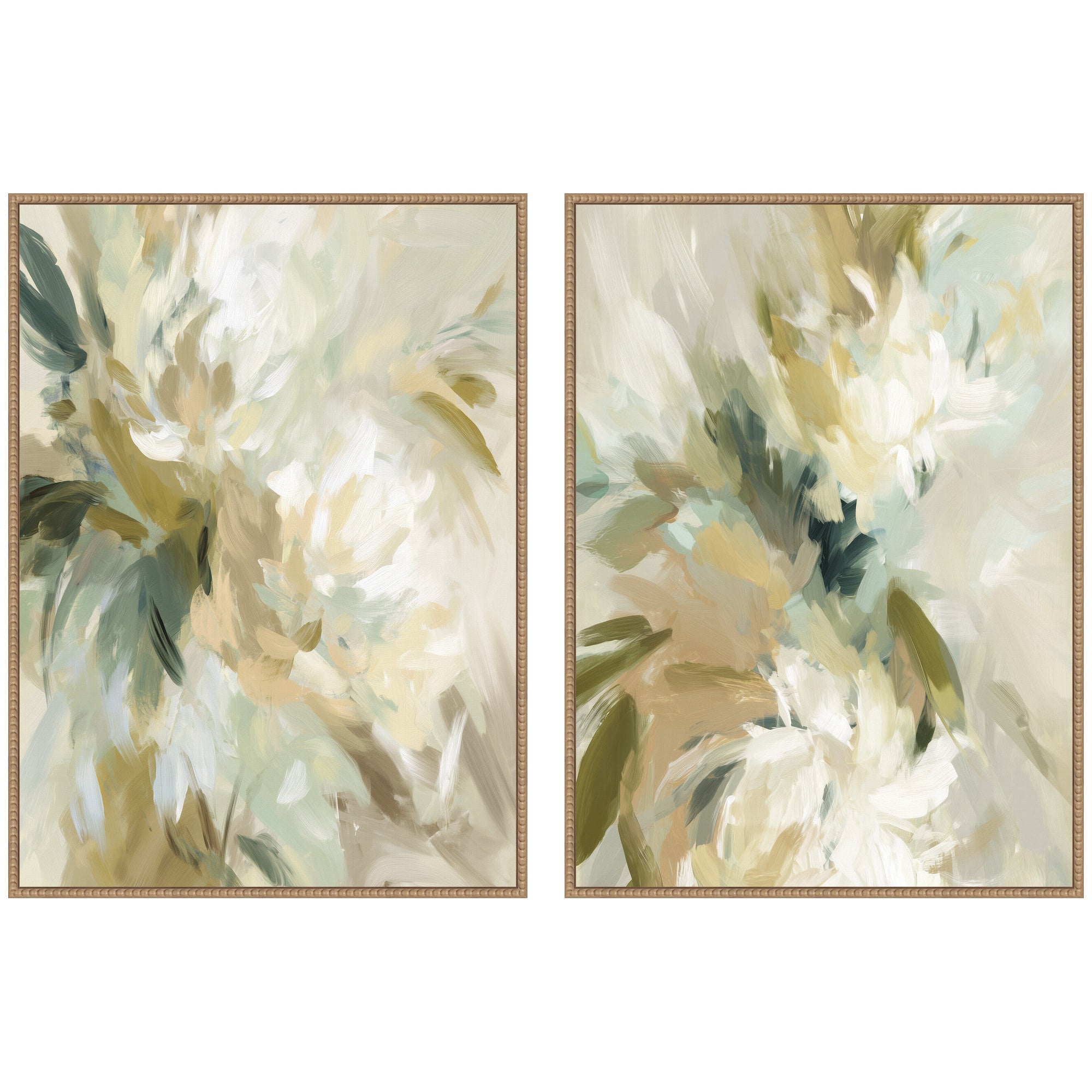 Garden No. 1 & No. 2 2 Piece Framed Canvas Wall Art Set by Amy Lighthall