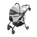 4-Wheel Foldable Pet Stroller for Dogs and Cats