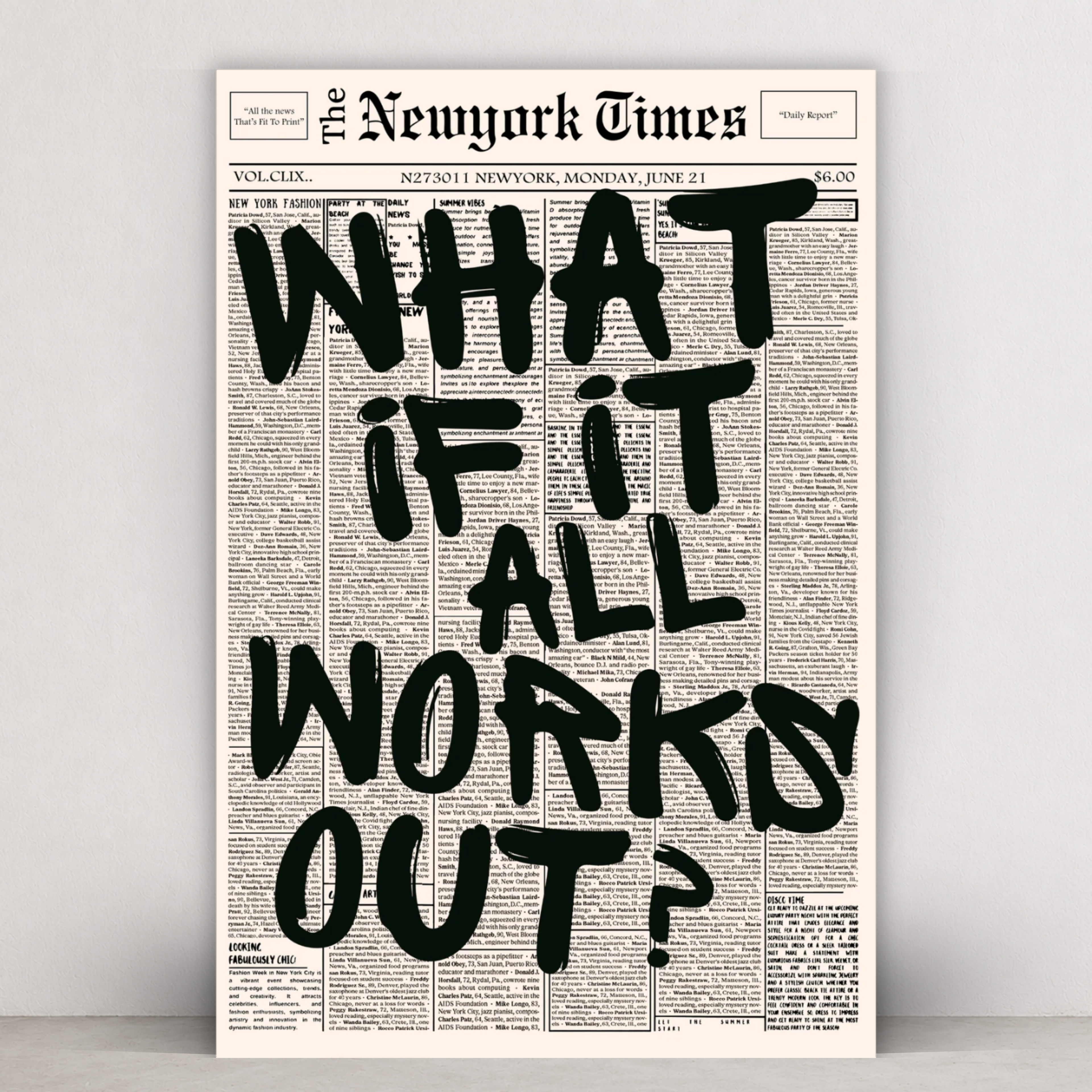 WHAT IF IT ALL WORKS OUT?