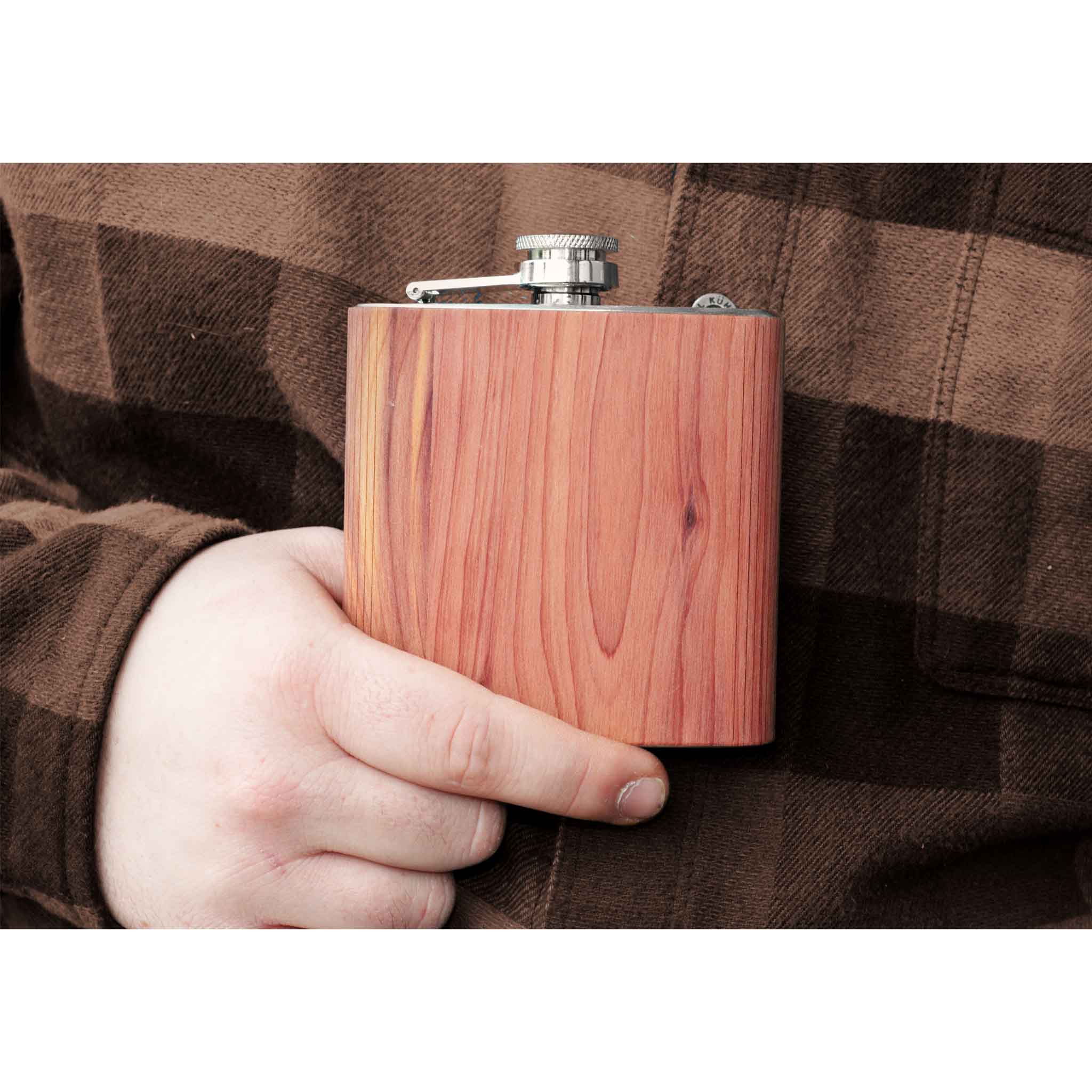 American Hardwoods Flask