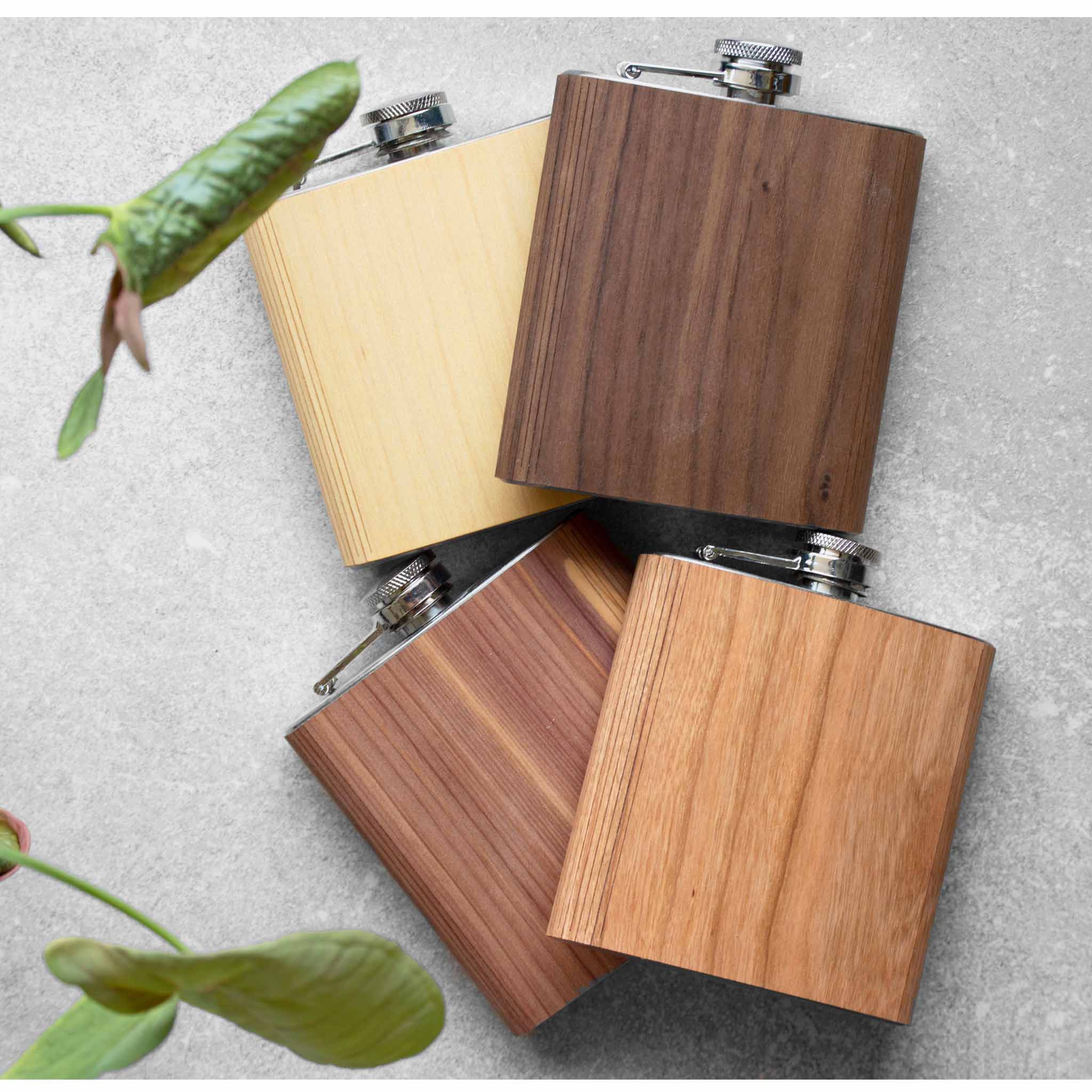 American Hardwoods Flask