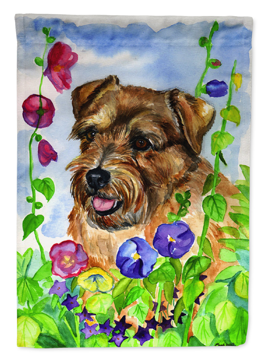 Norfolk Terrier Garden Flag Mailbox Decorative Yard Banner Outside Patio Artwork for Flower Beds, Garden Size, Multicolor