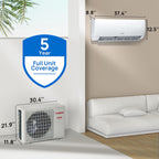 Finnmark 18,000 BTU Single Zone Mini Split AC (R32)