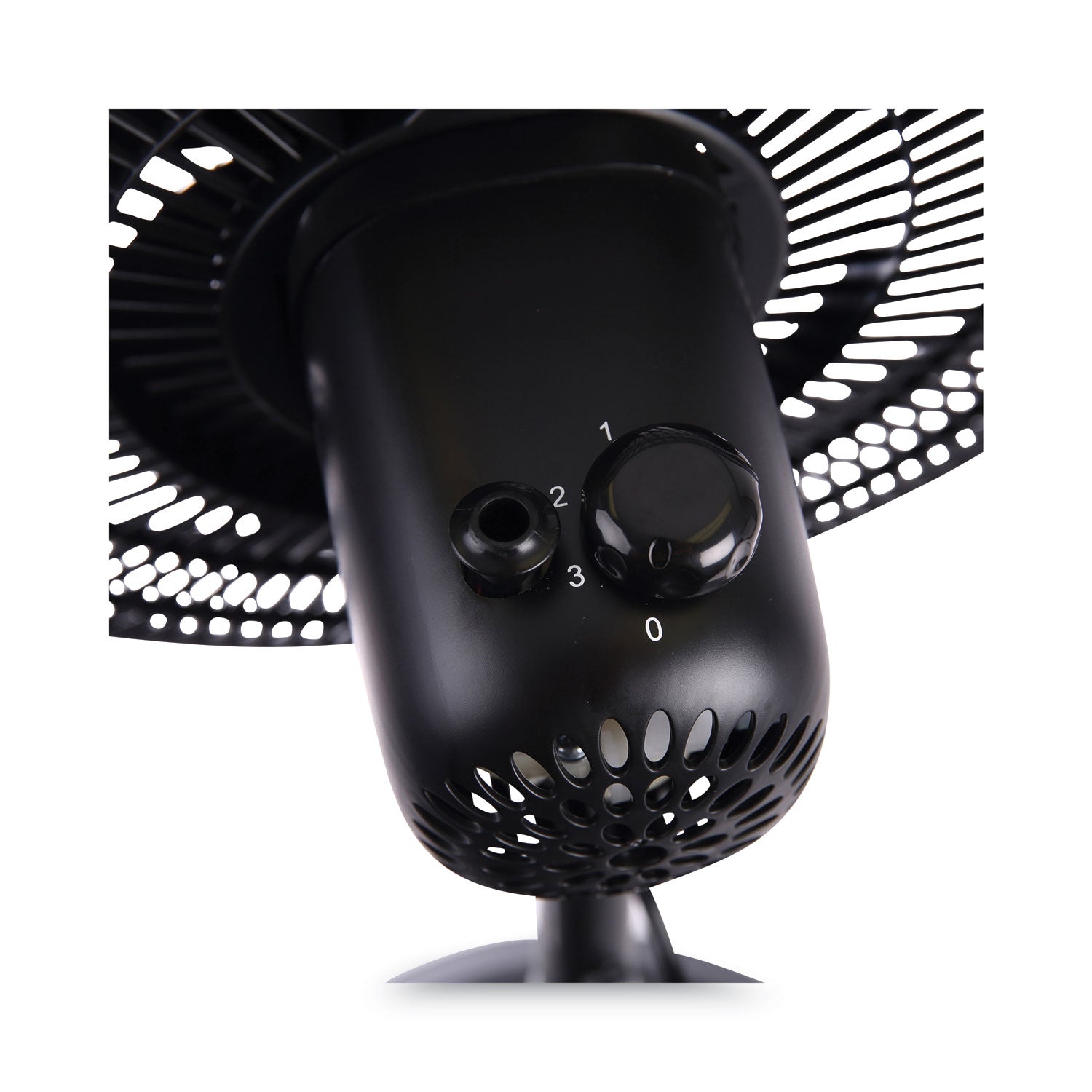Alera 16" 3-Speed Oscillating Pedestal Stand Fan, Metal, Plastic, Black