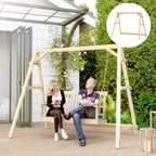 770lbs Porch Swing Frame, Heavy Duty A-Frame Hanging Chair Stand Only with Reinforced Bars for Porch, Garden, Backyard