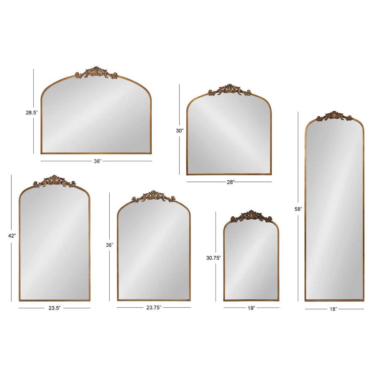 Arendahl Traditional Arch Mirror