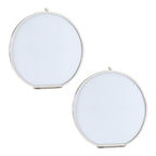 Round Iron Picture Frame (Set of 2)