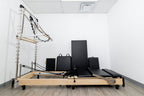Janet Elite Plus Foldable Pilates Reformer – Studio Grade Luxury Maple Wood Home Pilates Machine - RE016