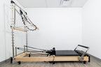 Janet Elite Plus Foldable Pilates Reformer – Studio Grade Luxury Maple Wood Home Pilates Machine - RE016