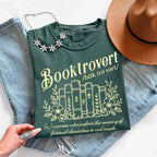 Booktrovert Comfort Colors Shirt - Book Lover Tee