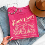 Booktrovert Comfort Colors Shirt - Book Lover Tee