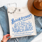 Booktrovert Comfort Colors Shirt - Book Lover Tee