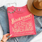 Booktrovert Comfort Colors Shirt - Book Lover Tee