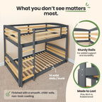 Solid Wood Kids Bunk Bed