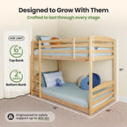 Solid Wood Kids Bunk Bed
