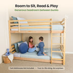 Solid Wood Kids Bunk Bed