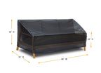 Sofa Large Cover - 86" W x 35" D x 24''/36" H - Mercury