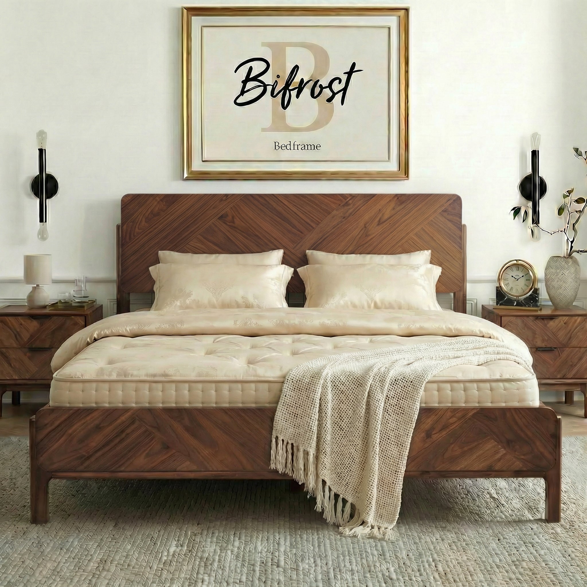 Bifrost Solid Wood Bed Frame