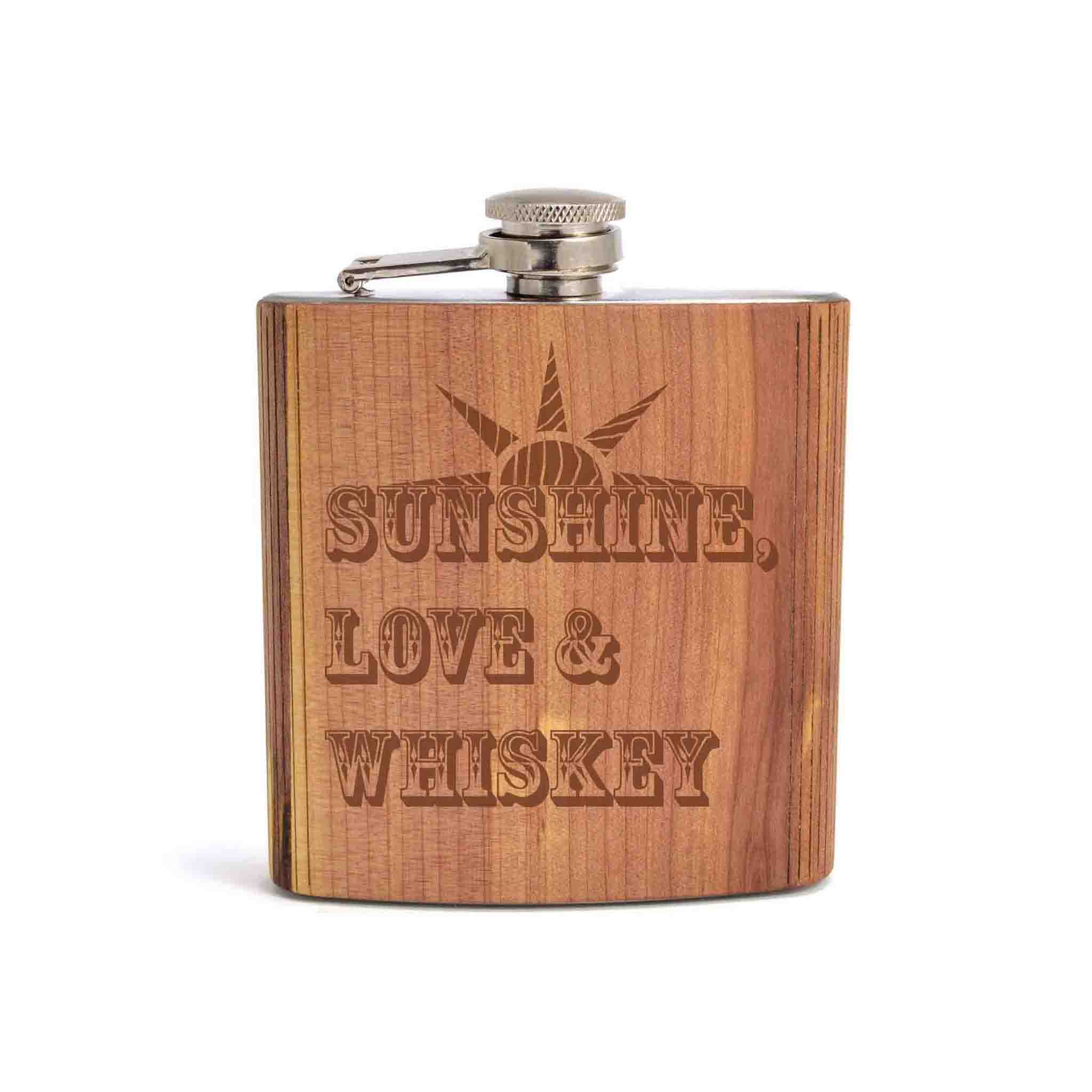American Hardwoods Flask