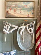 Americana Beach Framed Art