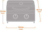 G22 | Stainless Tabletop Propane Gas Grill