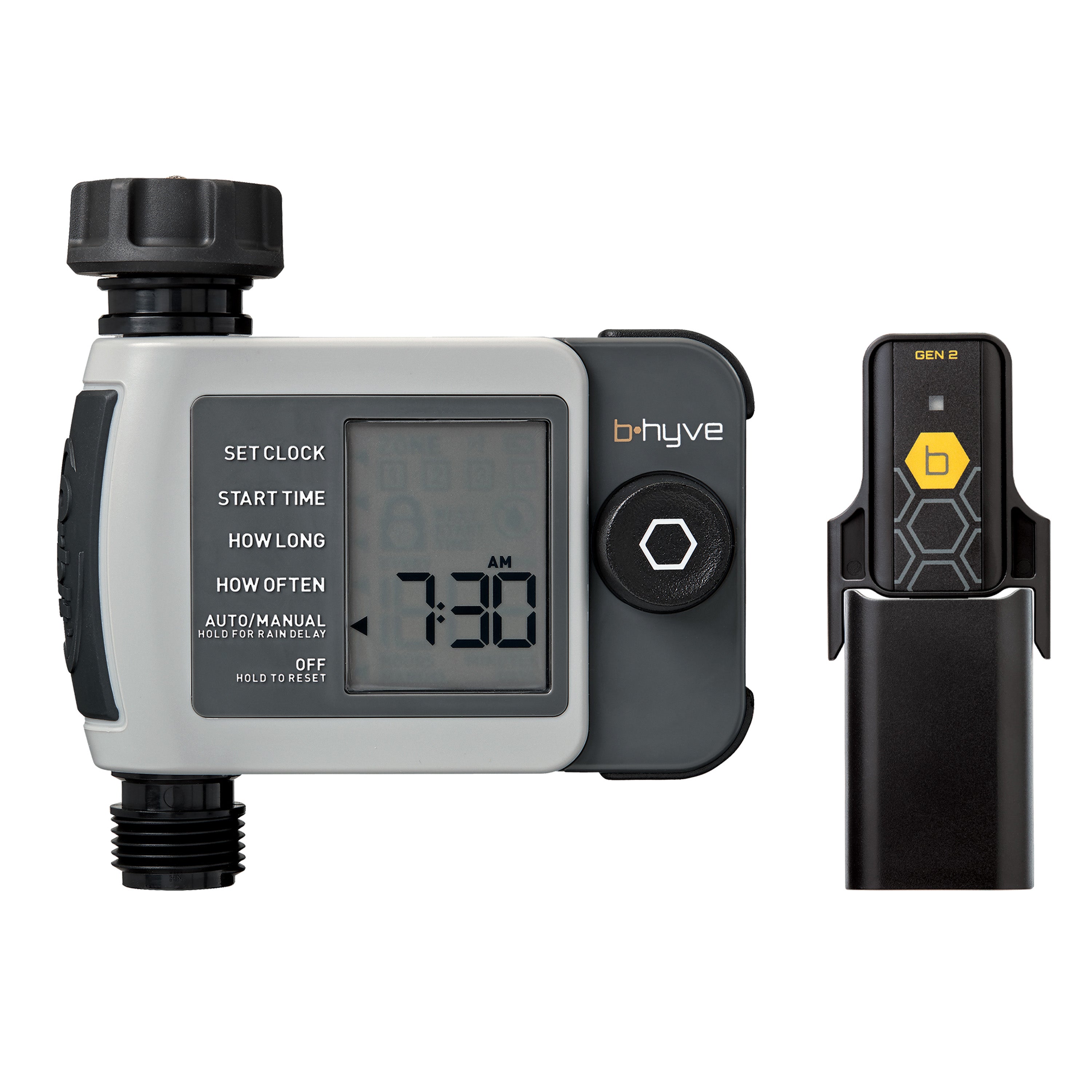 B-hyve XD Bluetooth 1-Outlet Hose Faucet Timer w/Hub | 24516