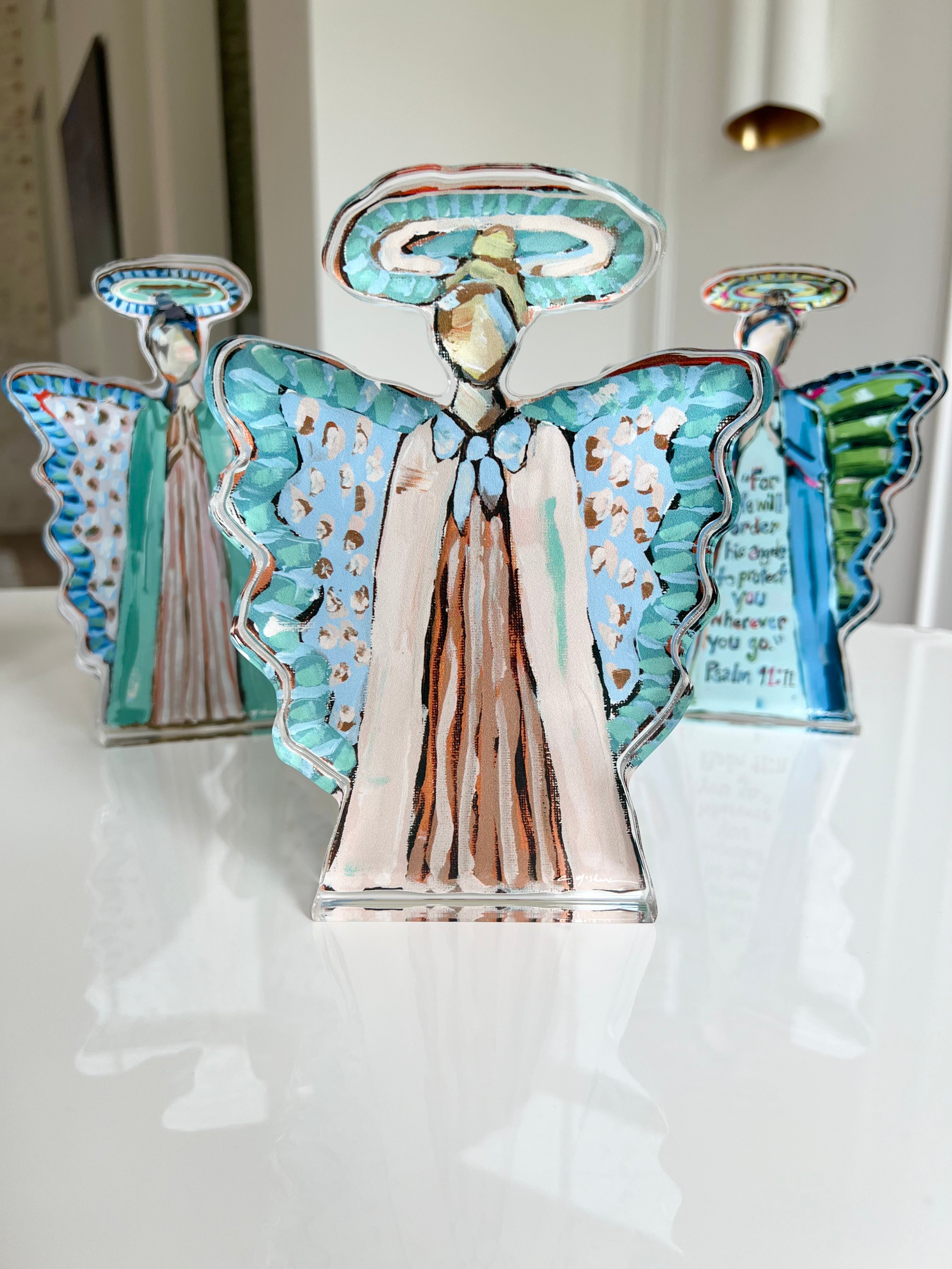 Heavenly Angel II Acrylic Tabletop Art
