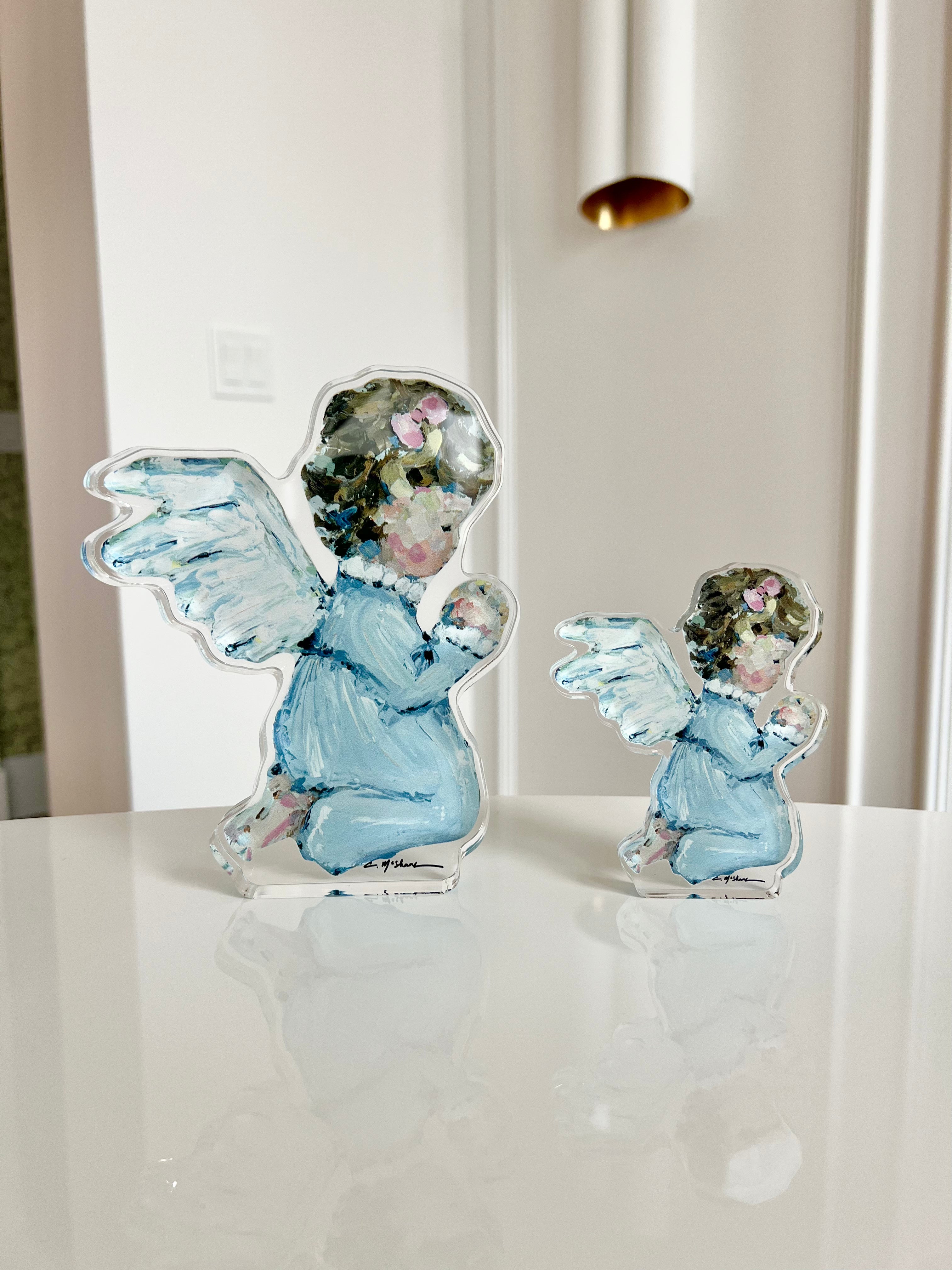 Tiny Wings IV Angel Acrylic Tabletop Art
