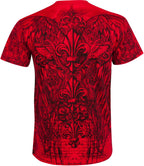 Sakkas Vines and Fleur De Lis Cotton Mens T-Shirt